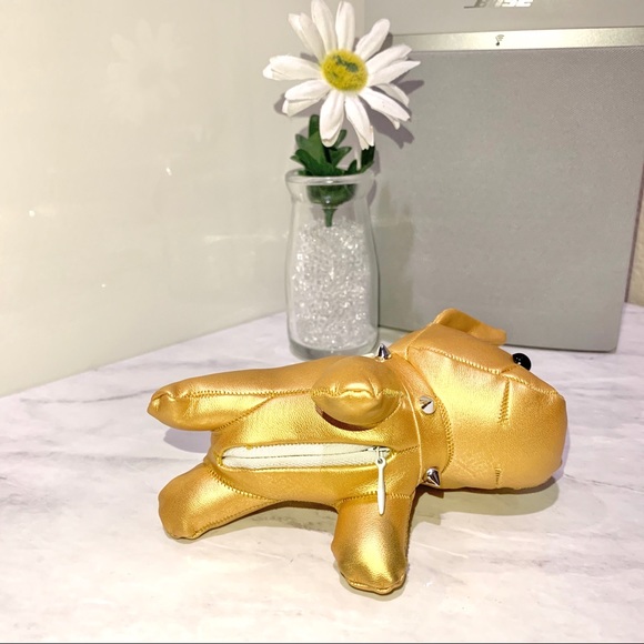 French Bulldog Bag Charm in Gold - Picture 5 of 5